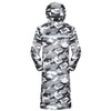 iCreek Raincoat Waterproof Long Rain Jacket Lightweight Rainwear Reflective with
