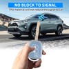 QBUC for Toyota Key Fob Cover with Keychain,Soft TPU Full
