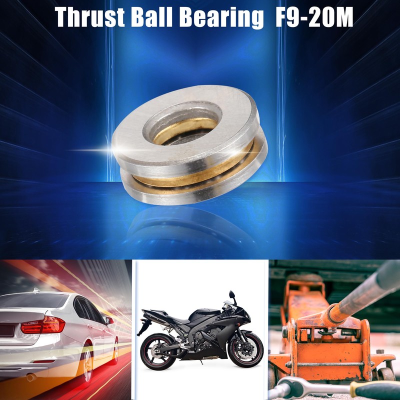 X AUTOHAUX F9-20M Thrust Ball Bearing 9x20x7mm Single Row Roller