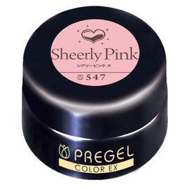 Pregel Gel Nail Color EX Sheer Pink-P 547