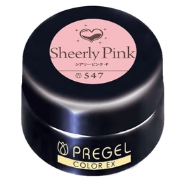 Pregel Gel Nail Color EX Sheer Pink-P 547
