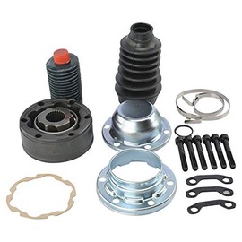 TRQ Front Drive Shaft Front CV Joint Rebuild Kit for 1999-2004 Jeep Grand Cherokee with QUADRA-DRIVE 4WD System / 2002-2007 Jeep Liberty