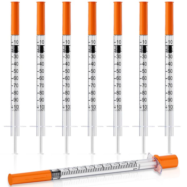 1mL/cc 29G 1/2" (12.7mm) Syringe, Lab Syringes Individually Wrapped, Pack