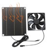 Solar Exhaust Fan for Shed - 30W Solar Ventilation Fan