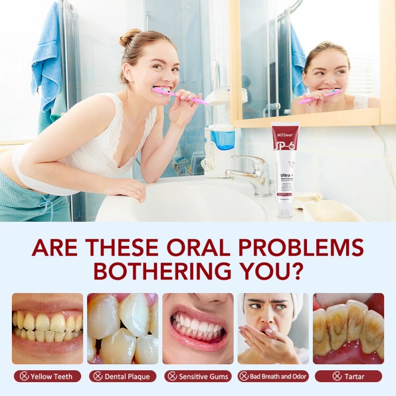 SP-6 Ultra Brightening Probiotics Toothpaste - 120g Sensitive Teeth Whitening