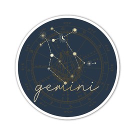 Gemini Constellation Vinyl Sticker Auto Car Truck Wall Laptop | Sticker | 4" Wide