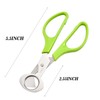 6Pcs Quail Egg Cutter Scissors Kitchen Egg Shears Tool (Green)