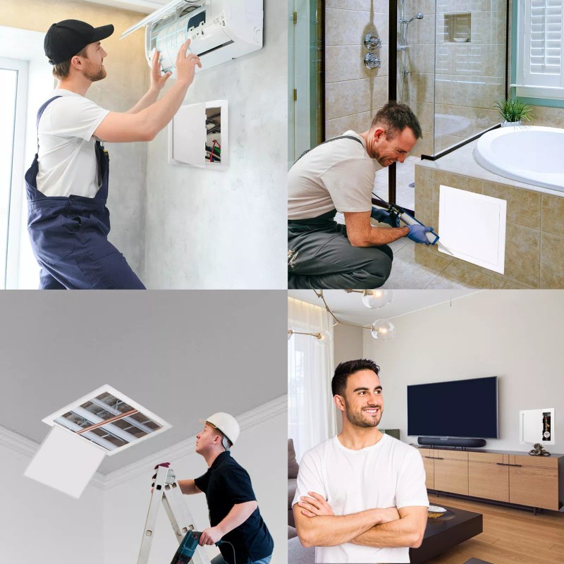 Morvat 12x12 Access Panel with Hinged Door for Drywall &