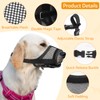 Coppthinktu Dog Muzzle, Soft Mesh Muzzle for Small Medium Large