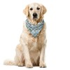 Lunarable Jacobean Bandana Collar, Herbal Pattern Pastoral, 16" X 16",