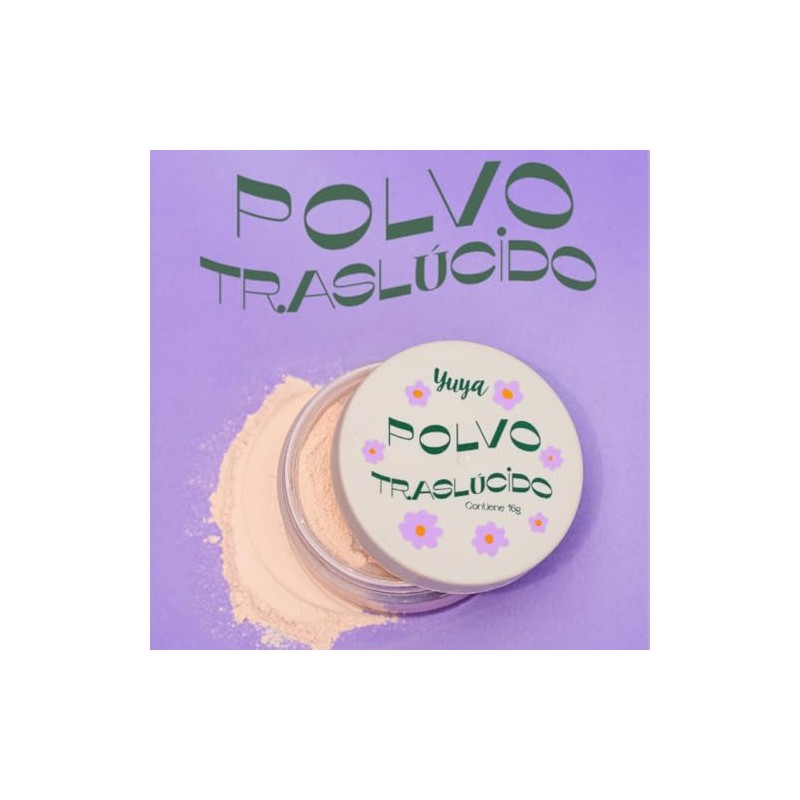 Yuya - Polvo traslúcido con ingredientes naturales + Gel Fijador