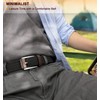 BULLIANT Mens Belt, Elasticated Belt Stretch Weave Belt 1 3/8",Casual