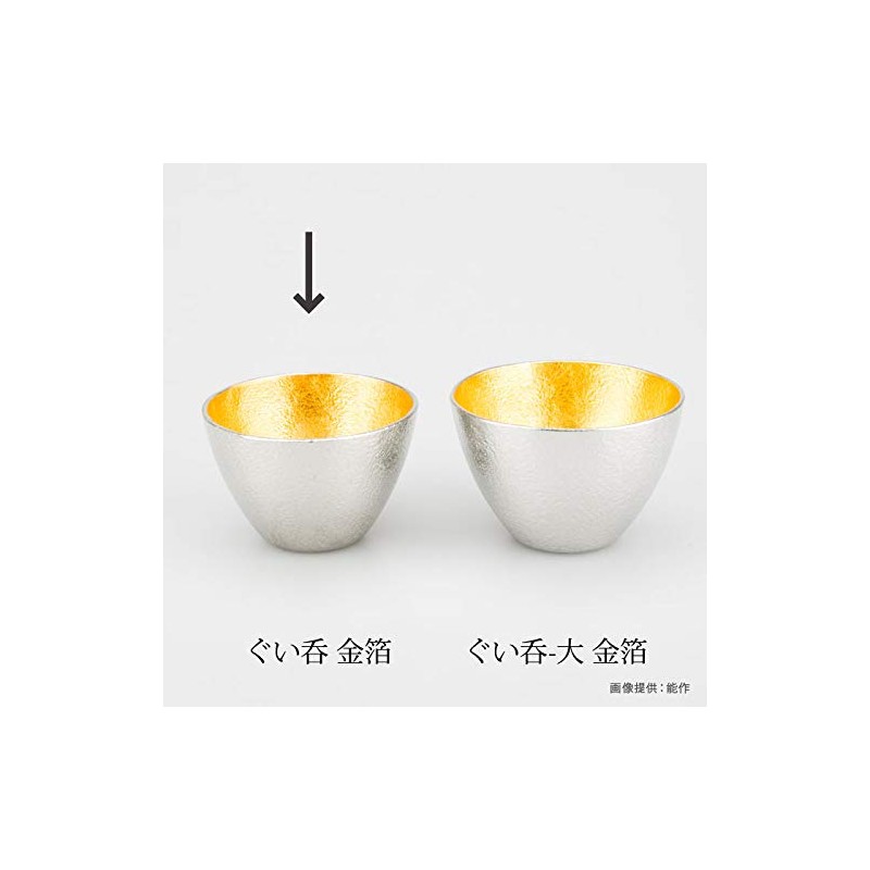 NOUSAKU 511270 Nosaku Gui Mug, Gold Foil, 2.4 fl oz