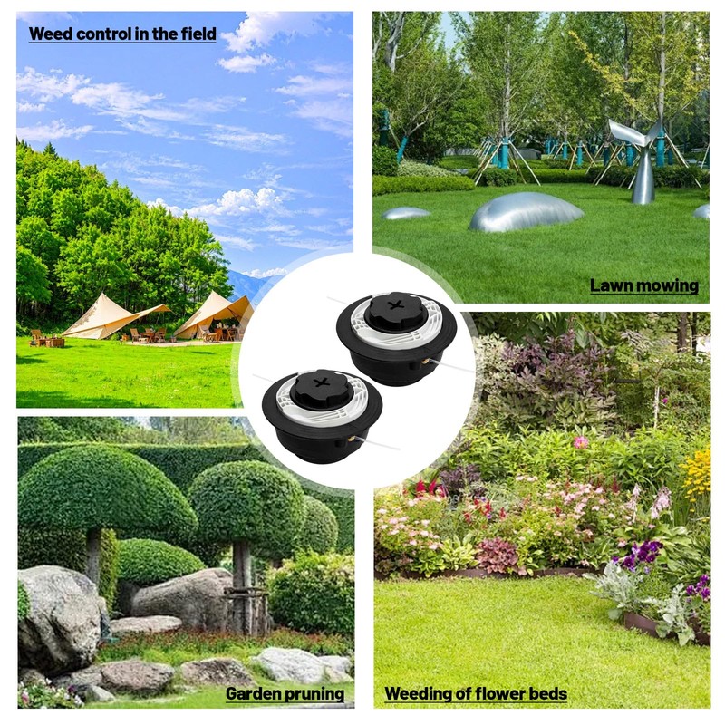 LUMOOM Pack of 2 C6-2 Mowing Head for Stihl FS38