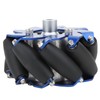 Fafeicy 4 inch Mecanum Wheel Left Wheel Aluminium with Wheel