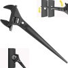3227 Extra Wide Adjustable Wrench, Spud Wrench w/ Tether Hole