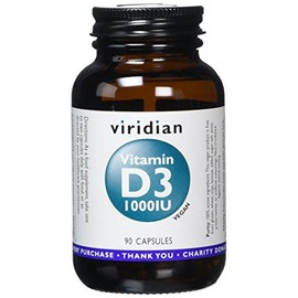 Viridian Vitamin D (Vegan) 1000iu, 90 Vegetarian Capsules