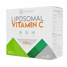 Made in Germany | High Dose | Bioavailable Liposomal Vitamin C | 30 1000mg Portion Bags | No Sweetener | No Soy | Vegan | Natural Ingredients