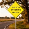 Anobell Yield to Oncoming Traffic Sign 24" × 24" Reflective