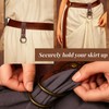 SUMGOGO Skirt Hikes Leather Detachable Keyring Hook Strap Retro Medieval