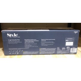 Style Selections 3-Light CHROME Transitional Vanity Light Fitter