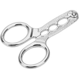 1Pc Silver Nuts Pistachio Sheller Opener Kitchen Tools Stainless Steel Nutcracker Multi-Function Walnut Pine Sheller Opener Nut Crackers,Specialty Tools and Gadgets