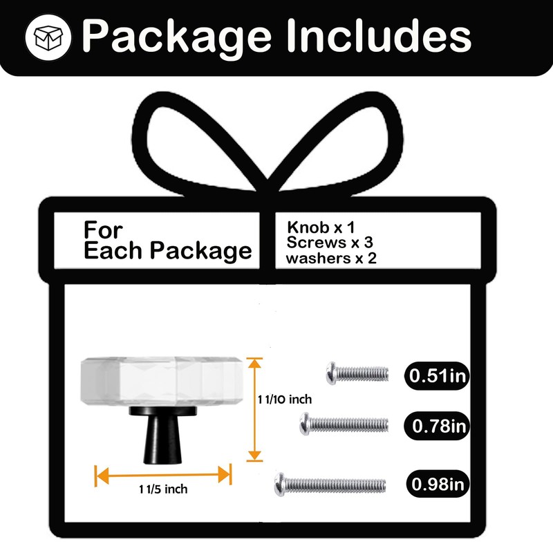 Kitchen Cabinet Drawer Knobs 4 Black Matte Crystal Brushed Cabinets