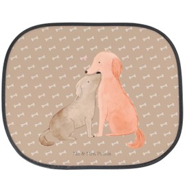 Mr. & Mrs. Panda Car Sun Protection Dog Love Gift Sayings Sun Car Kiss Cuddling Couple Dog Breed Heart