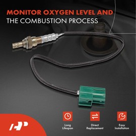 A-Premium Sonda Lambda compatible con Infiniti FX35 2003, G35 2003 y Nissan 350Z 2003-2004, V6 3.5L VQ35DE, ascendente izquierda y derecha, juego de 2 piezas, Reemplazo# 22691AR210
