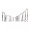 PITTSBURGH PRO 22 Piece, Raised Panel SAE and Metric Combination Wrench Set, 22 Piece