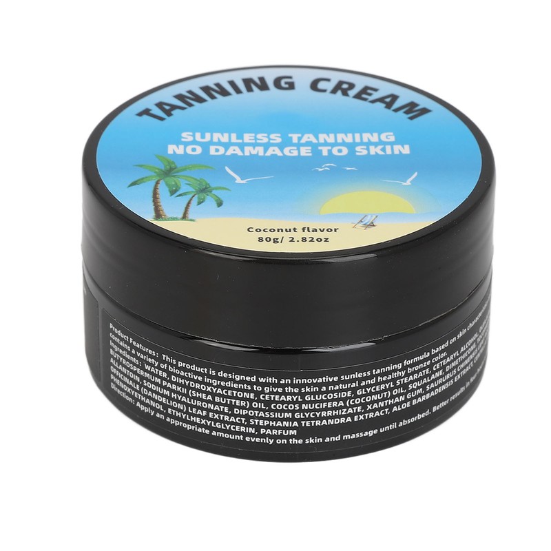 Tanning Cream Plant Based Moisturizing Sunless Tanning Waterproof Hydrating Self