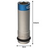 TONE Protector-equipped Impact Thin Foil Nut Socket 4AP-17N 12.7mm (1/2")