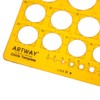 Artway Circle Template - Shatter Proof - 36 Metric Circles