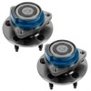 TRQ Rear Wheel Hub Bearings Assembly Set Compatible with 2003-2006