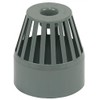 FLOPLAST 110mm Ring Seal Vent Terminal - Grey