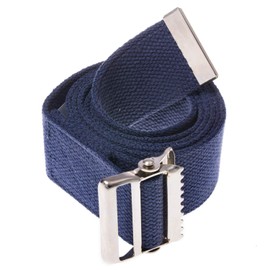 COW&COW Transfer and Gait Belt 72inch with Metal Buckle - Transfer Walking and Standing Assist Aid for Caregiver Nurse Therapist 2 inches (Navy Blue)
