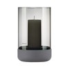 blomus Calma Hurricane Lamp Medium - Steel Grey