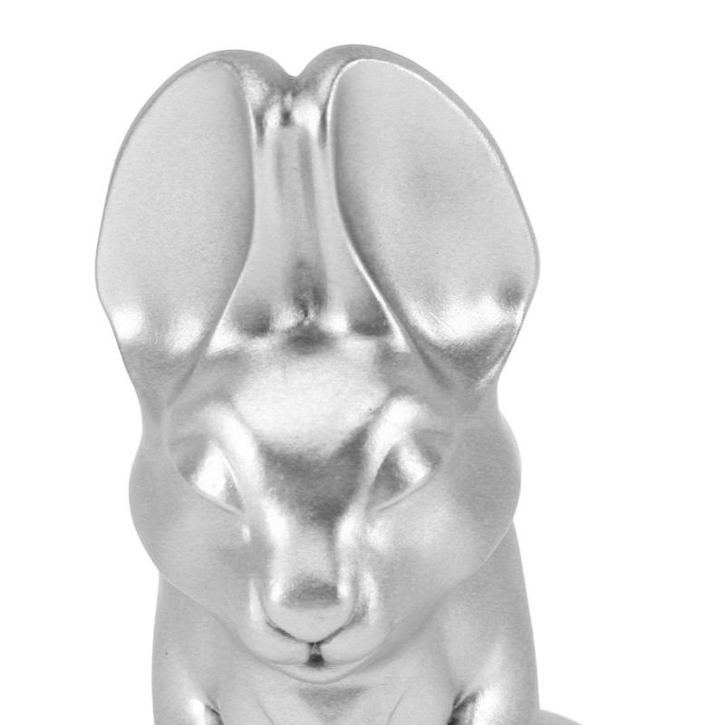 Rabbit Sculpture Smoothly Resin Rabbit Statue Decorative Exquisite Bunny Figurine