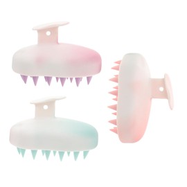 Mikinona Scalp Massager Hair Brush Set Small Shampoo Brush Scalp Scrubber for Dandruff Hair Wash Comb Perfect for Shower