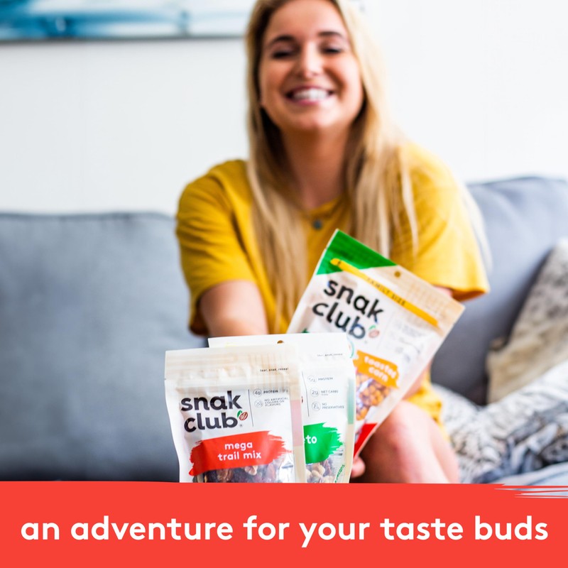 Snak Club Mega Trail Mix, Family Size, 14 Ounce