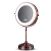 MIRRORVANA Lighted Make Up Mirror with 15X Magnification - 15X