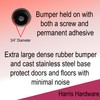 Harris Hardware 4153-B3 Cast Stainless Steel 90 Degree 3-Hole Door