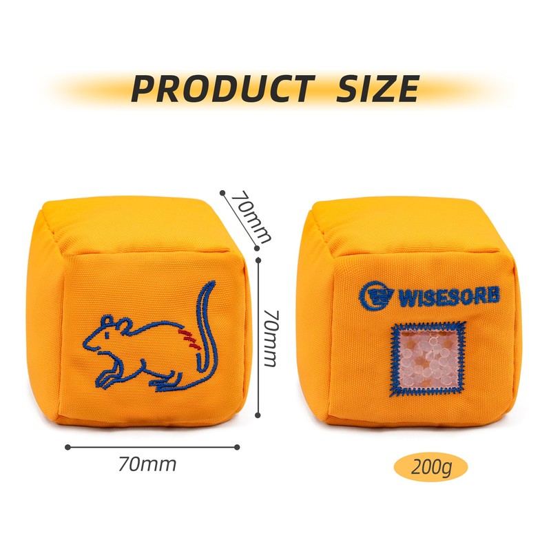 Wisesorb 8Pcs 200 Gram Indicating Silica Gel Desiccant Bags, Rechargeable