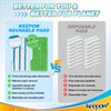 KEEPOW Reusable Mop Pads Refills, Vacmop Replacement Pads Compatible with
