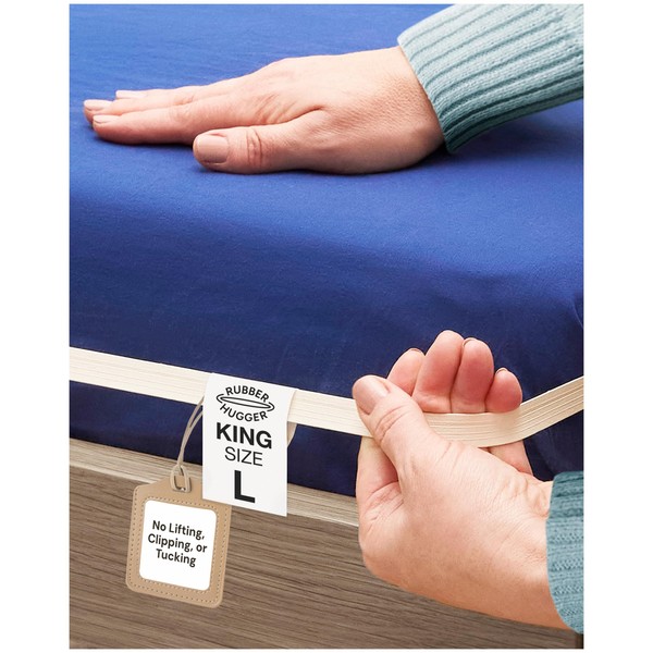 RUBBER HUGGER RUBBER HUGGER Bed Sheet Holder Band - King