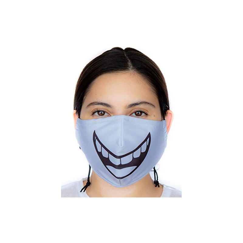Headmost Comfymask 3 Layer Large Fabric Facemask: Water Repellent, Washable,