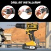 20V Cordless Drill/Driver, Electric Screwdriver - 2 Batteries, 30Nm, 21+1