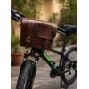American Blue Bicycle Bag Leather Handlebar Bag Women Men