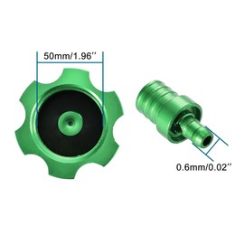 GOOFIT CNC Gas Fuel Tank Cap Valve Air Vent Replacement For 50cc 70cc 90cc 110cc 125cc 250ccTaotao Roketa Apollo SSR Chinese KLX110 TTR110 XR CRF Dirt Bikes Dirt Pit Bike Green