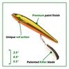 Freedom Tackle Mischief Minnow – 4.5" Floating Topwater Lure, Golden